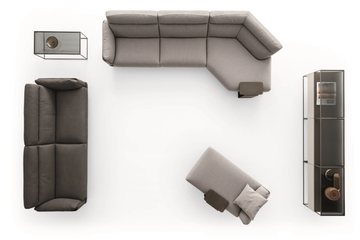SKIN - Fabric day bed by Ditre Italia - view 3